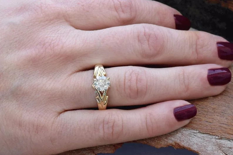 1 carat diamond solitaire ring
