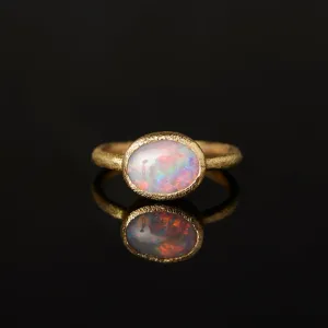 1.01 Carat One-of-a-Kind Black Opal Ring | OP4-OOAK