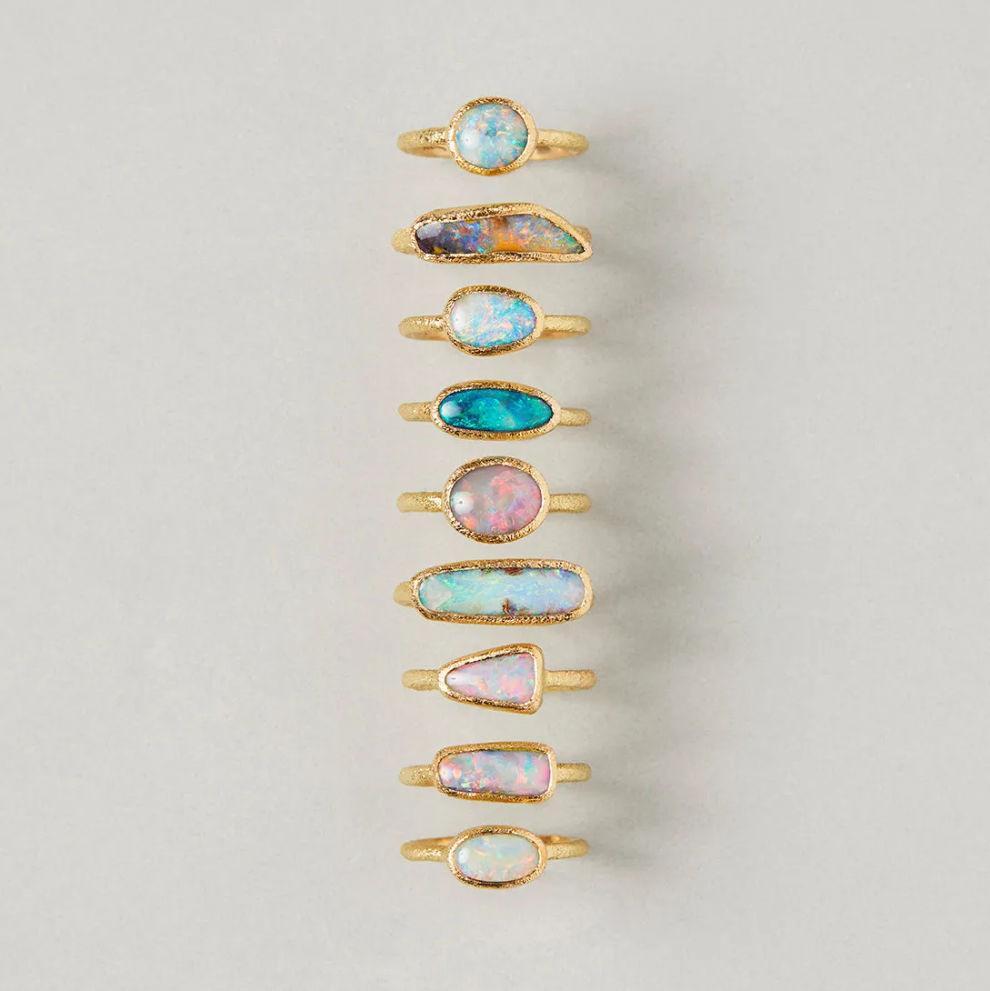 1.01 Carat One-of-a-Kind Black Opal Ring | OP4-OOAK