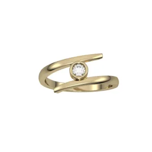 10k Yellow Gold Diamond Ring