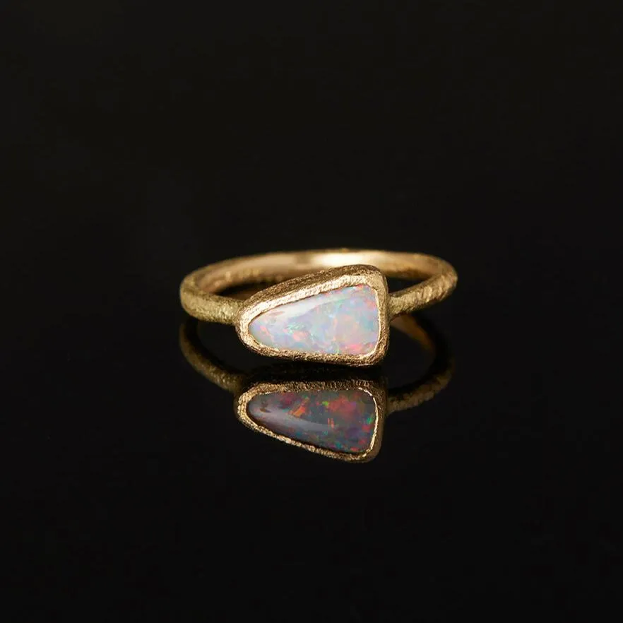 1.11 Carat One-of-a-Kind Boulder Opal Ring | OP11-OOAK