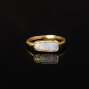 1.34 Carat One-of-a-Kind Boulder Opal Ring | OP12-OOAK