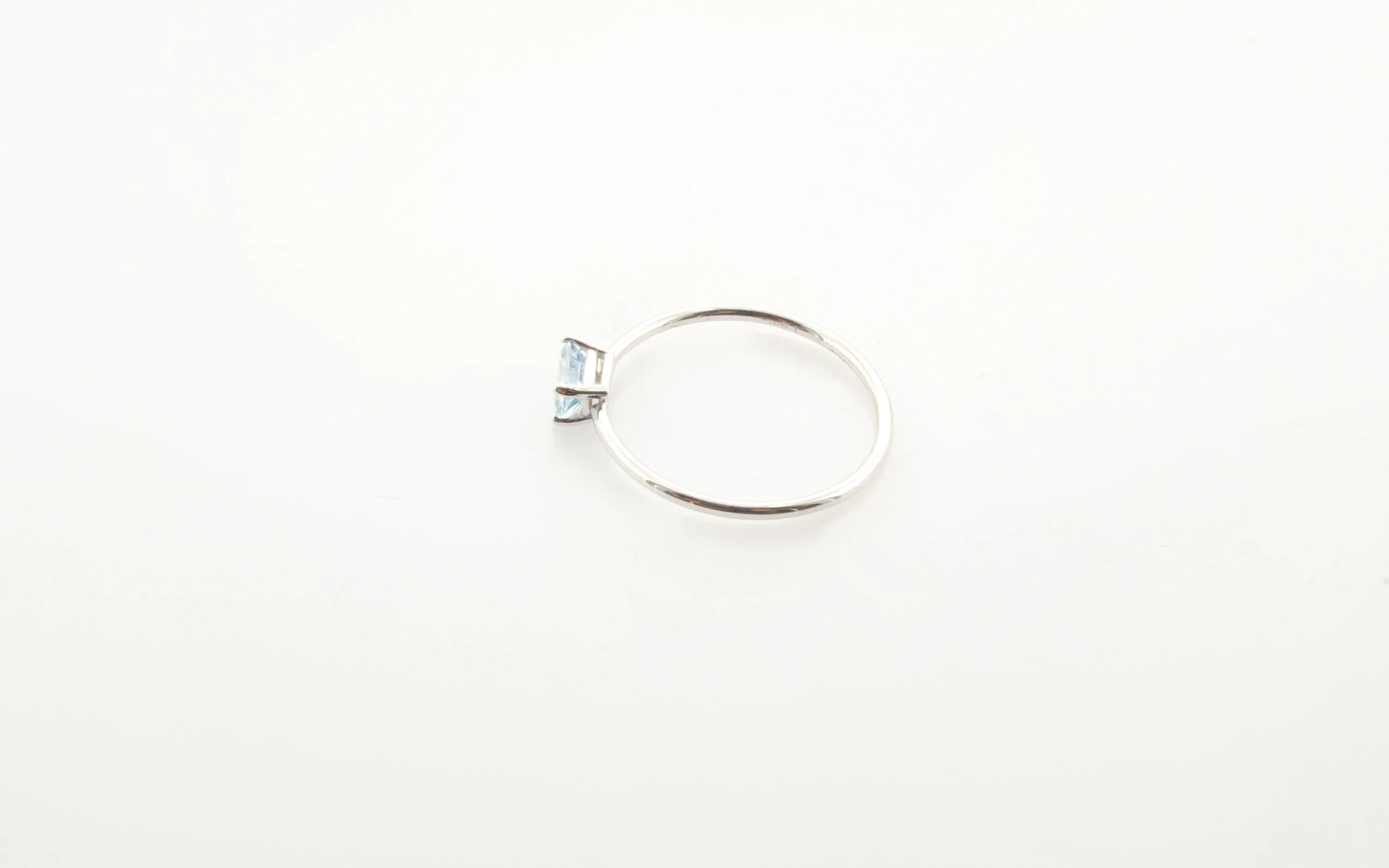14K Gold Together Forever Emerald Cut Birthstone Ring
