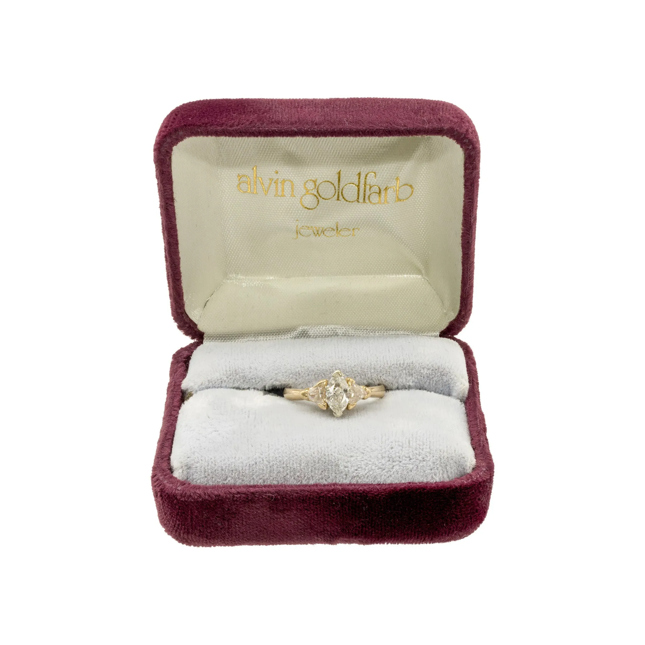 14k Yellow Gold Diamond Ring