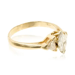 14k Yellow Gold Diamond Ring