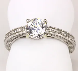 18K White Gold Ring