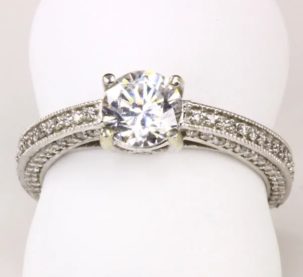 18K White Gold Ring