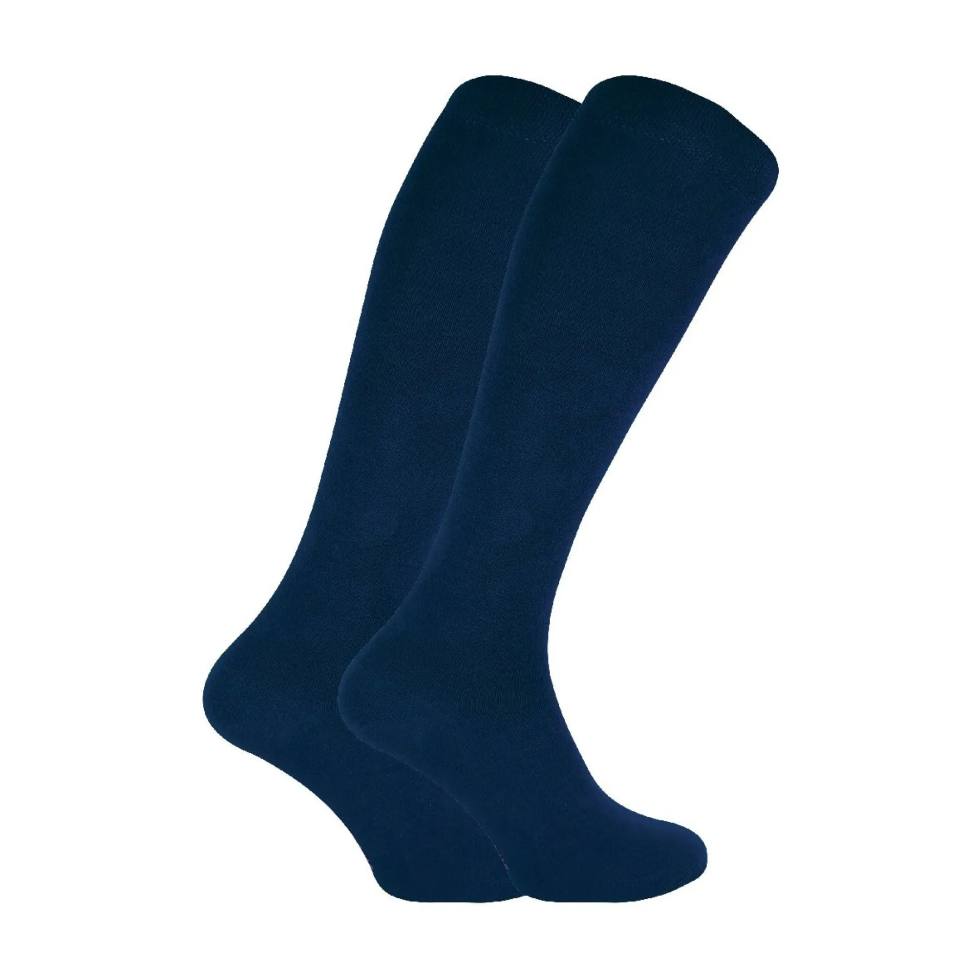 2 Pack Ladies Extra Long Patterned Knee High Bamboo Socks