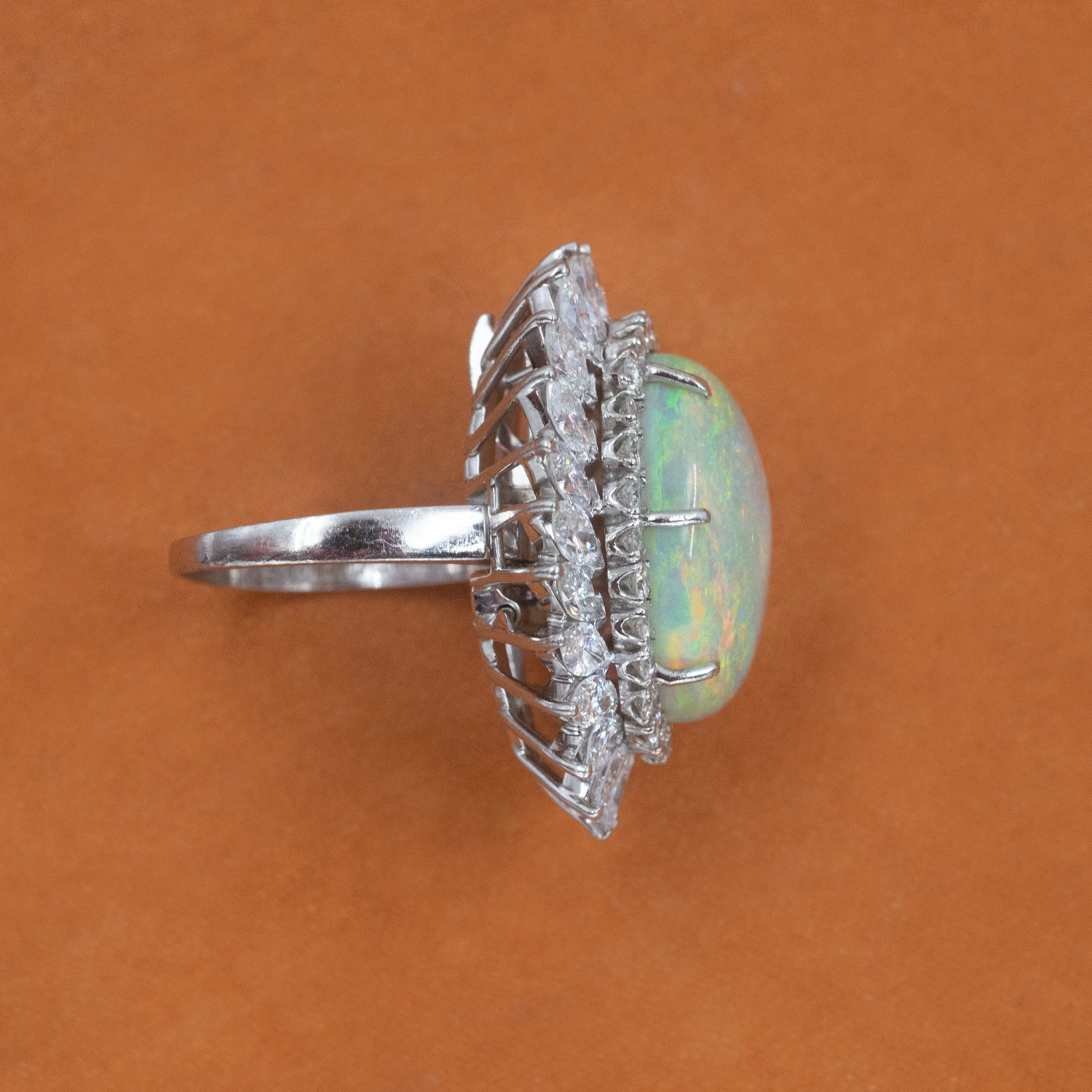 20 Carat Opal Pendant Ring c1970