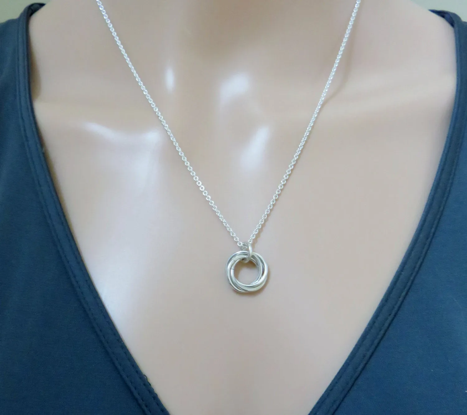 40th Birthday Gift for Women | Sterling Silver Birthday Necklace | 40th Birthday Gifts