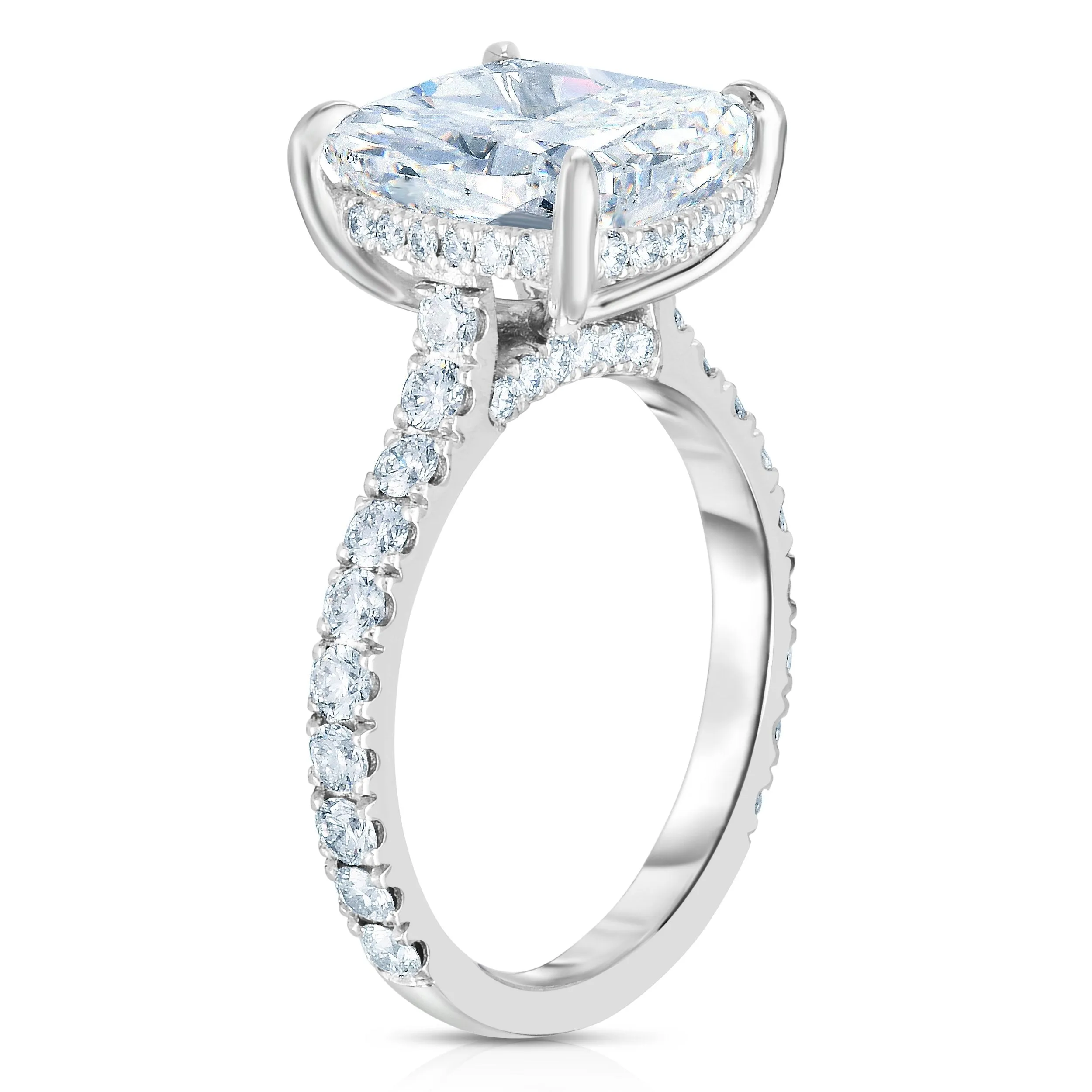 5.02CT CUSHION CUT ENGAGEMENT RING