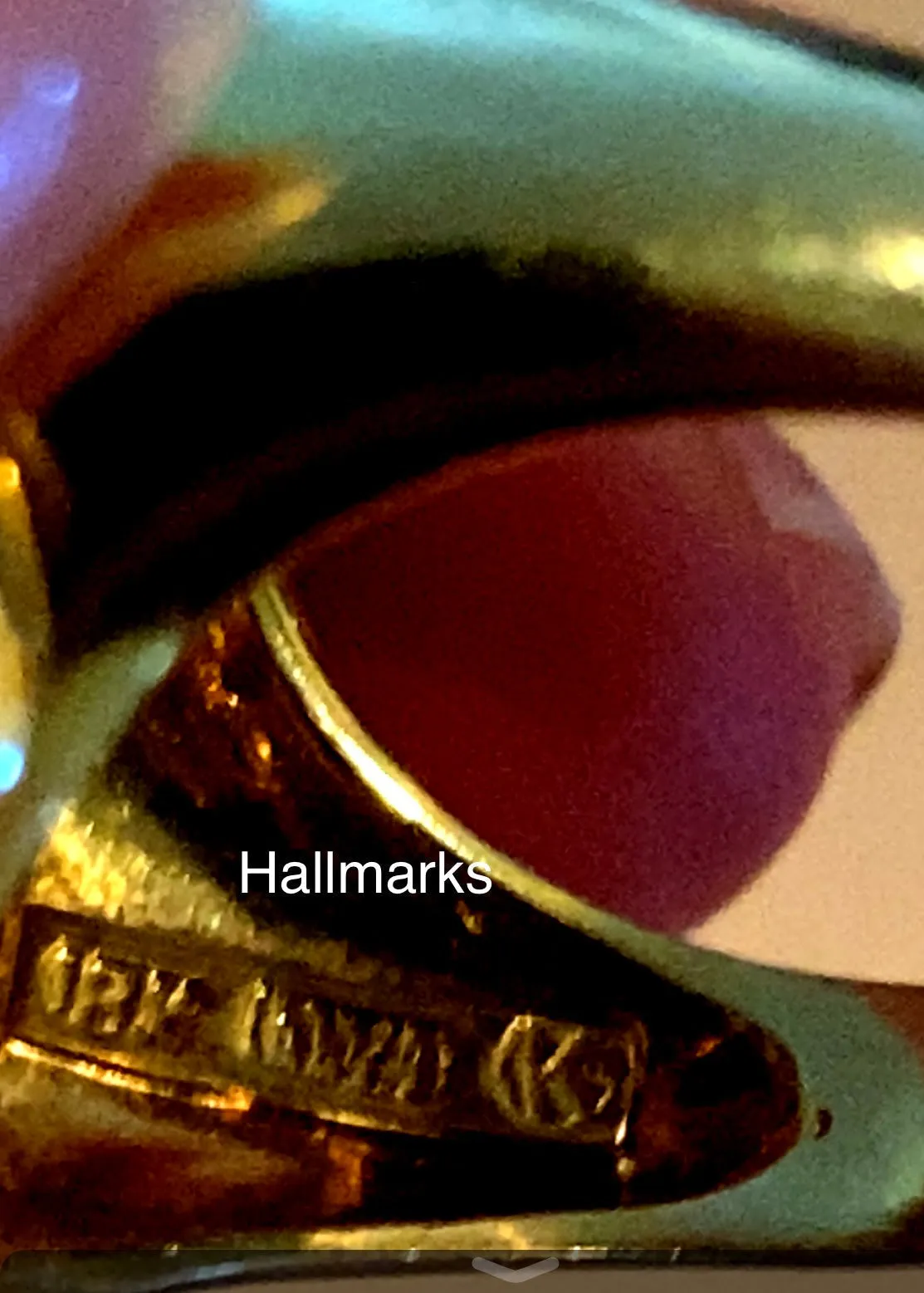 50s-60s 18k Sapphire & Diamond Dome Ring