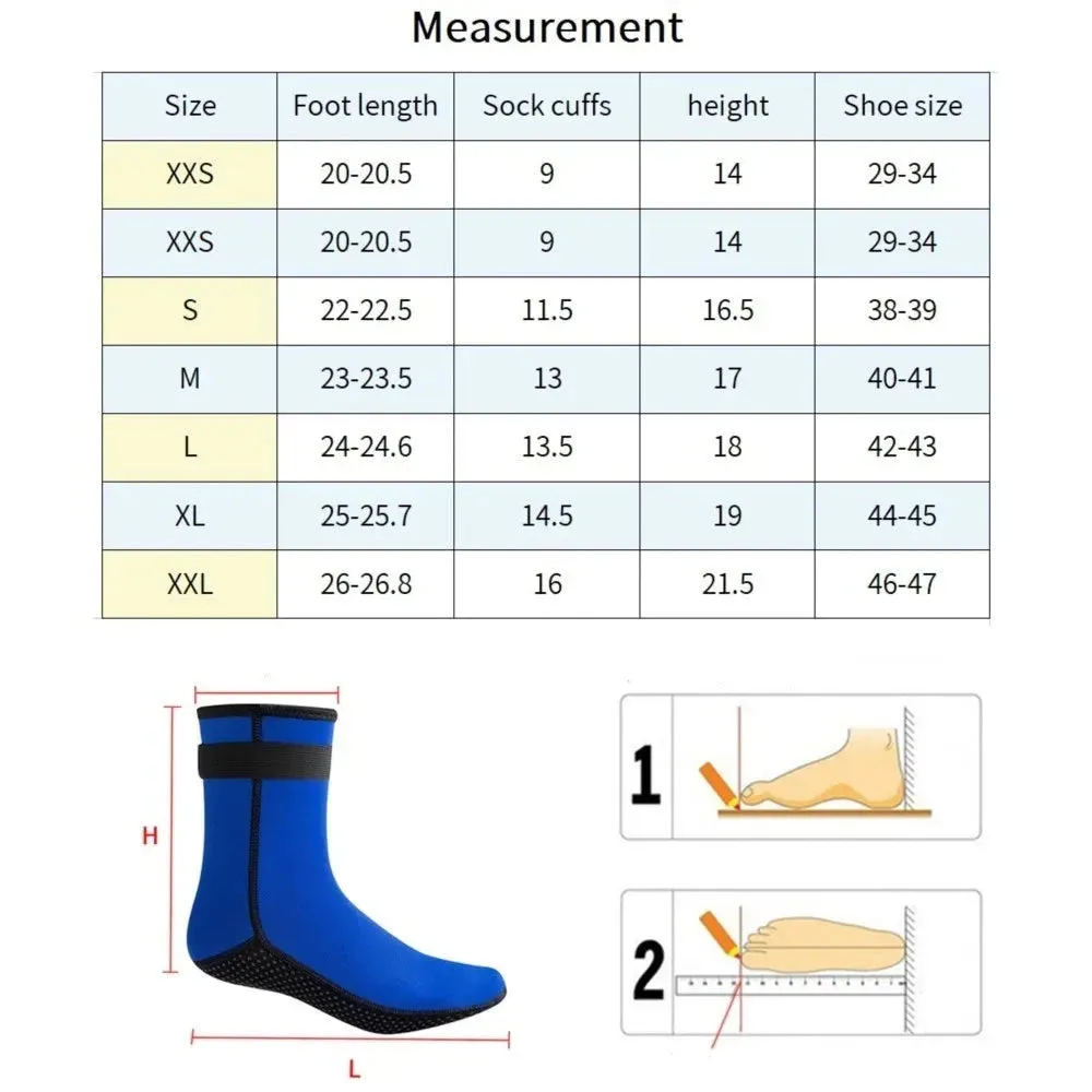 5mm Neoprene Diving Socks
