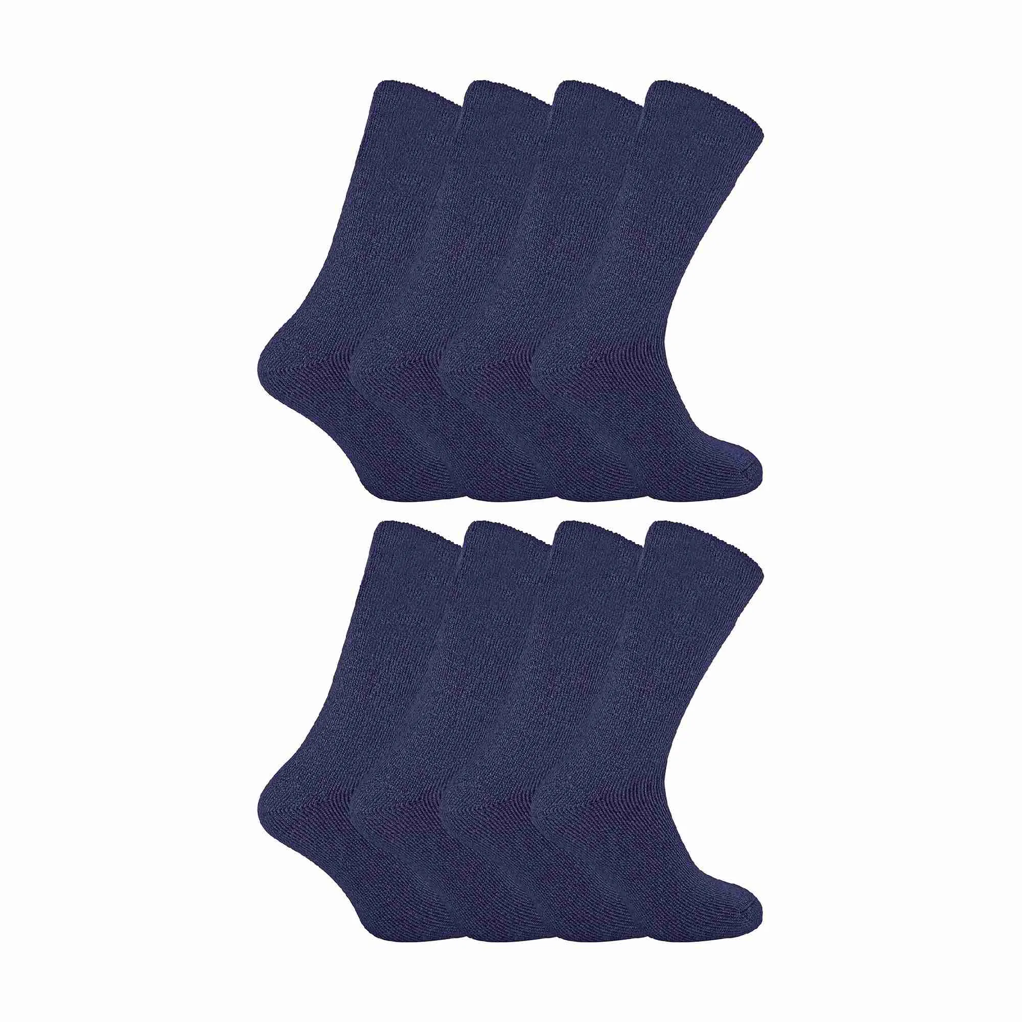 8 Pack Mens Soft Thermal Sleep Bed Socks