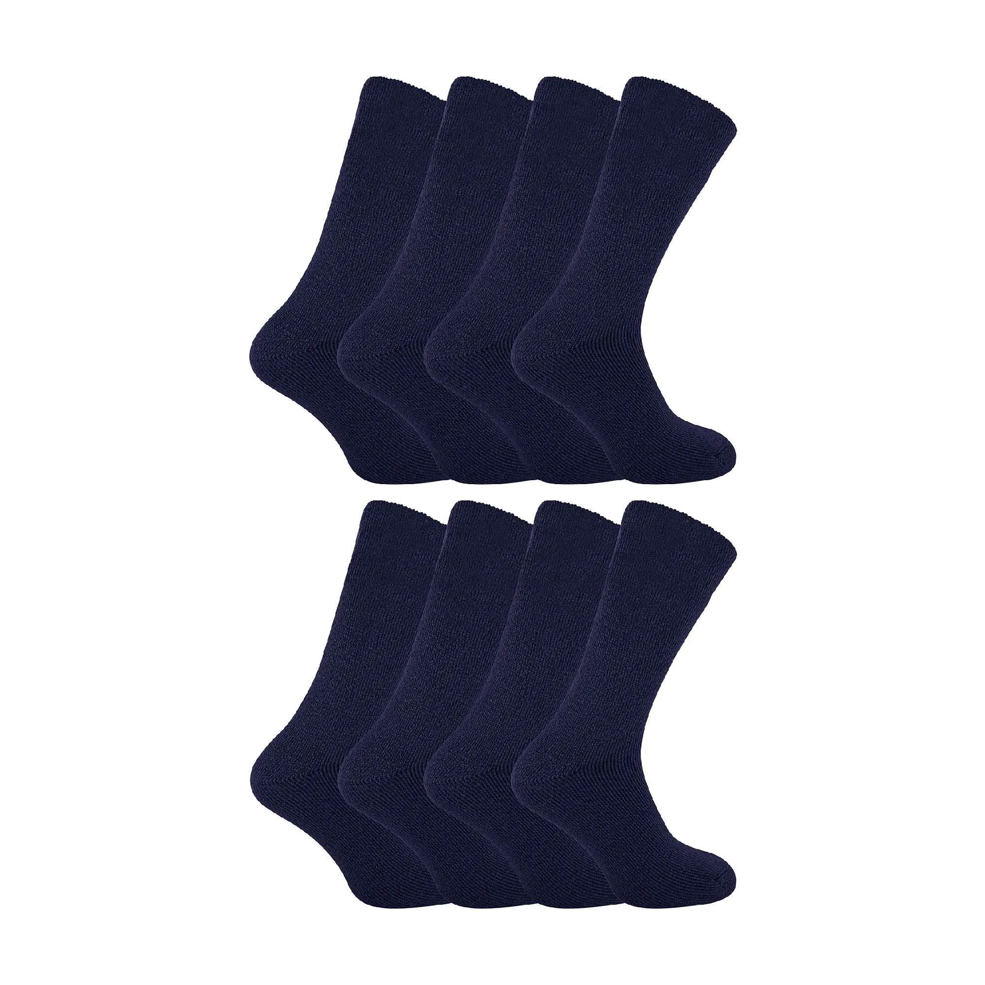 8 Pack Mens Soft Thermal Sleep Bed Socks