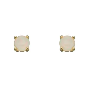 9ct Gold Opal Stud Earrings