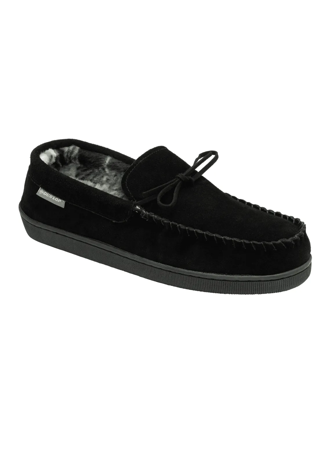 Adrian grey slipper - Black