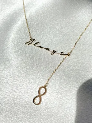 Aesthetic Name & Symbol 925 Silver Necklace