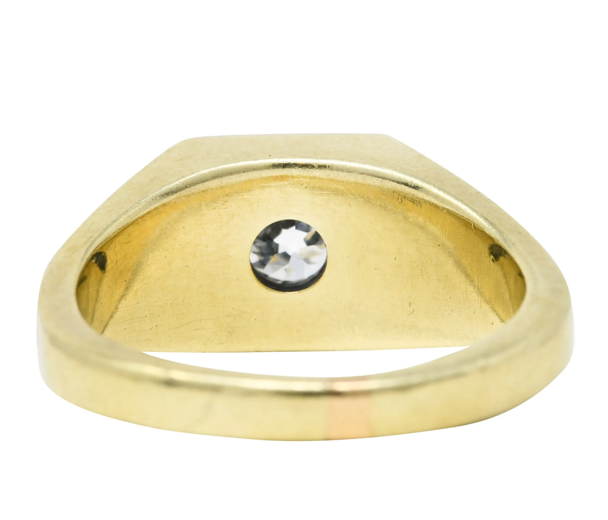 Allsopp-Steller 0.92 CTW Diamond 14 Karat Two-Tone Unisex Ring