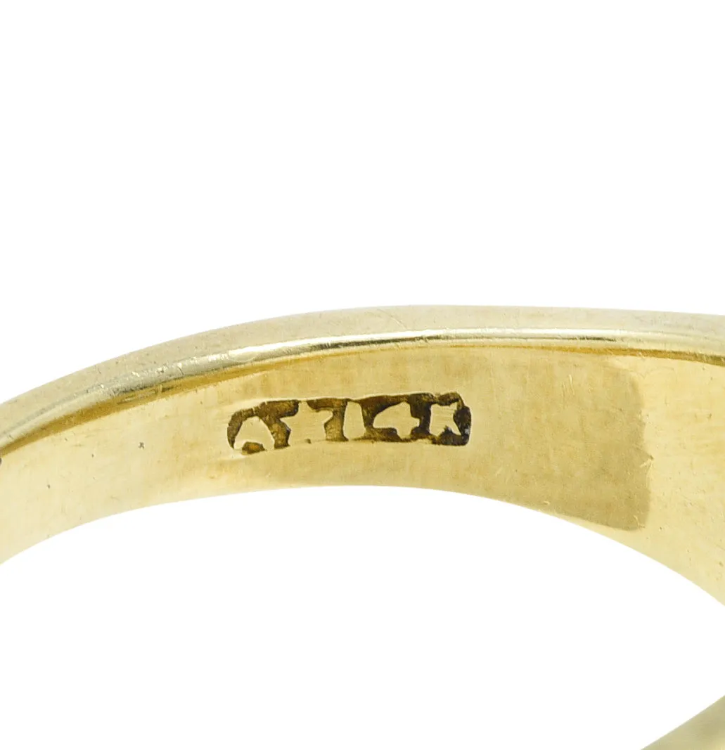 Allsopp-Steller 0.92 CTW Diamond 14 Karat Two-Tone Unisex Ring