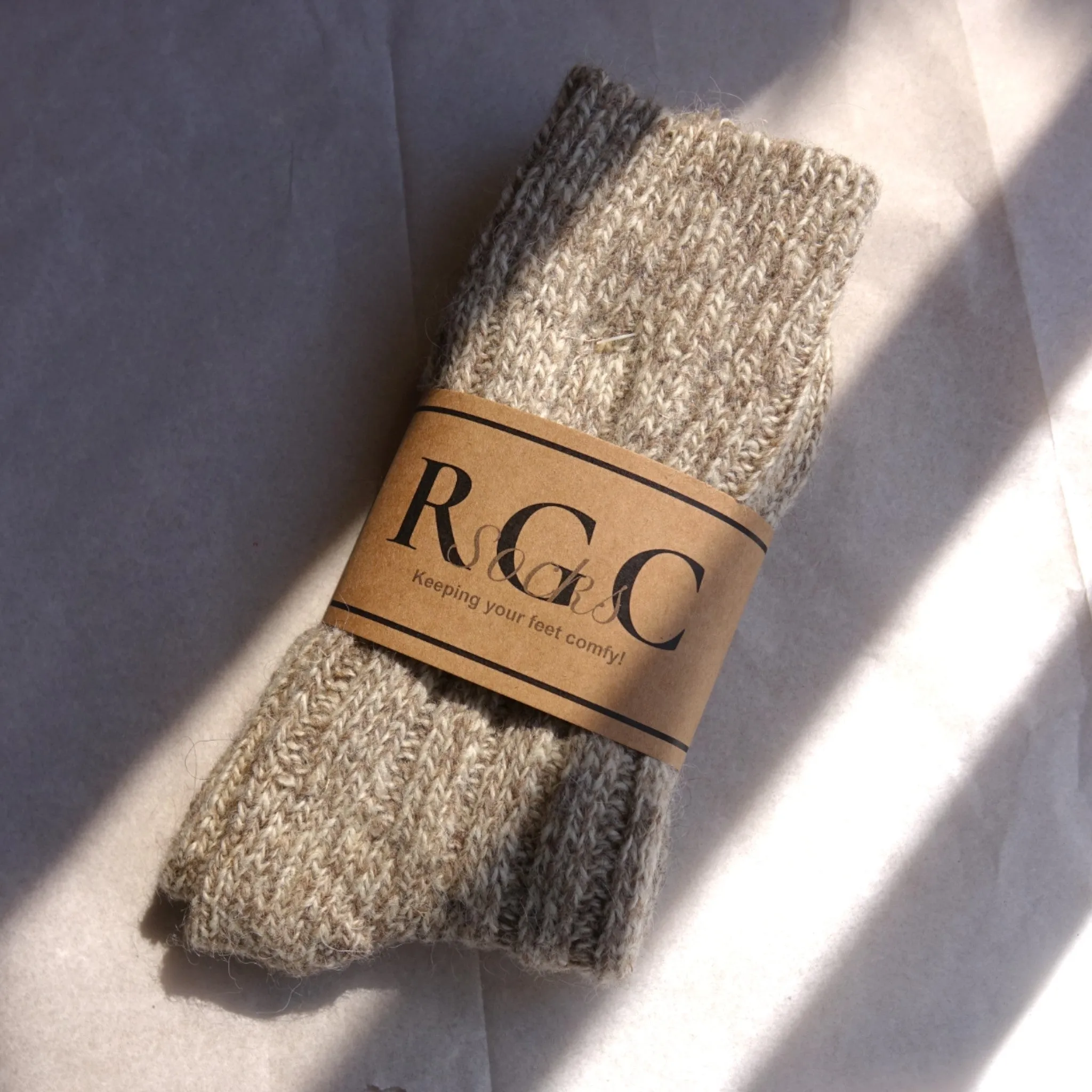 Alpaca Socks natural Wool Beige