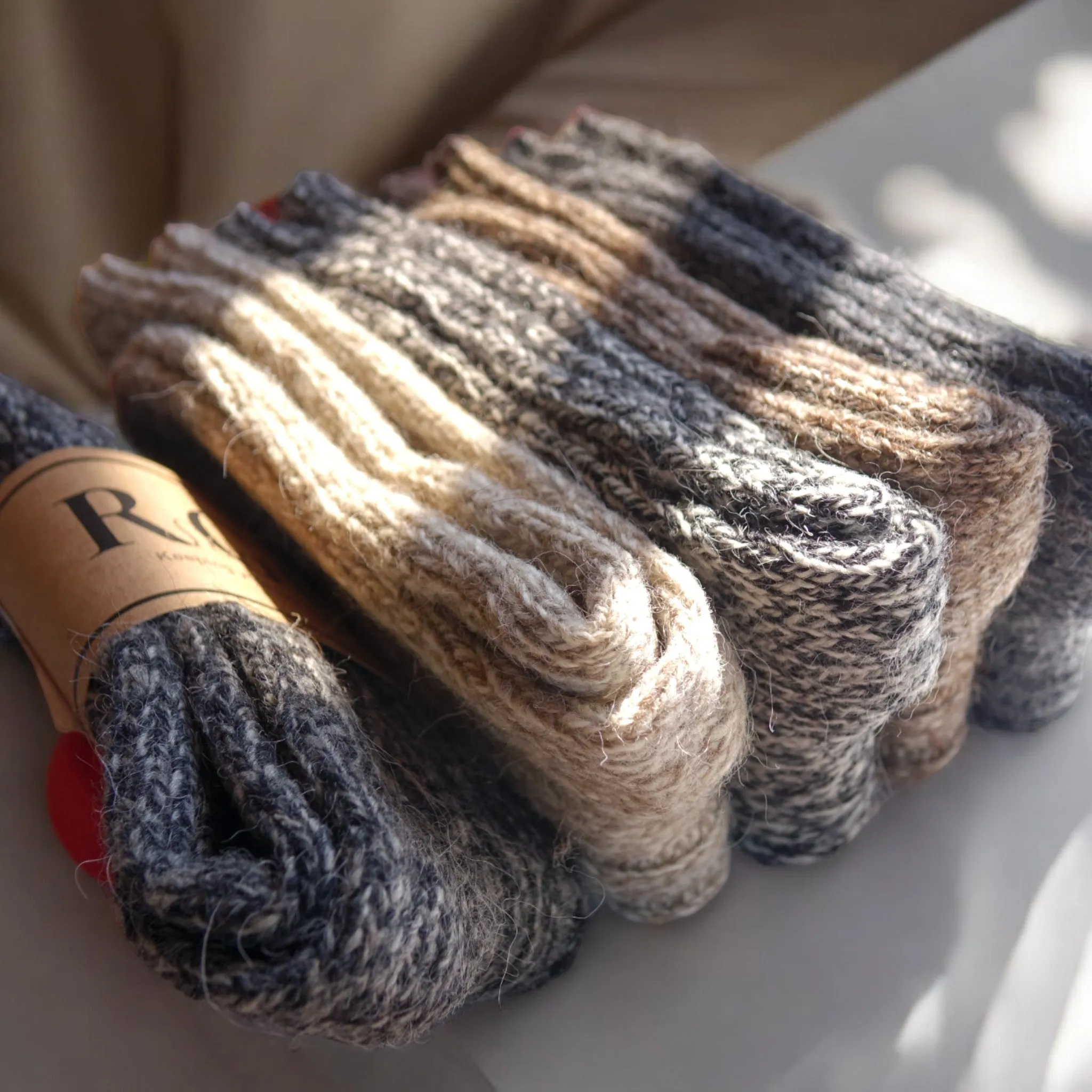 Alpaca Socks natural Wool Beige