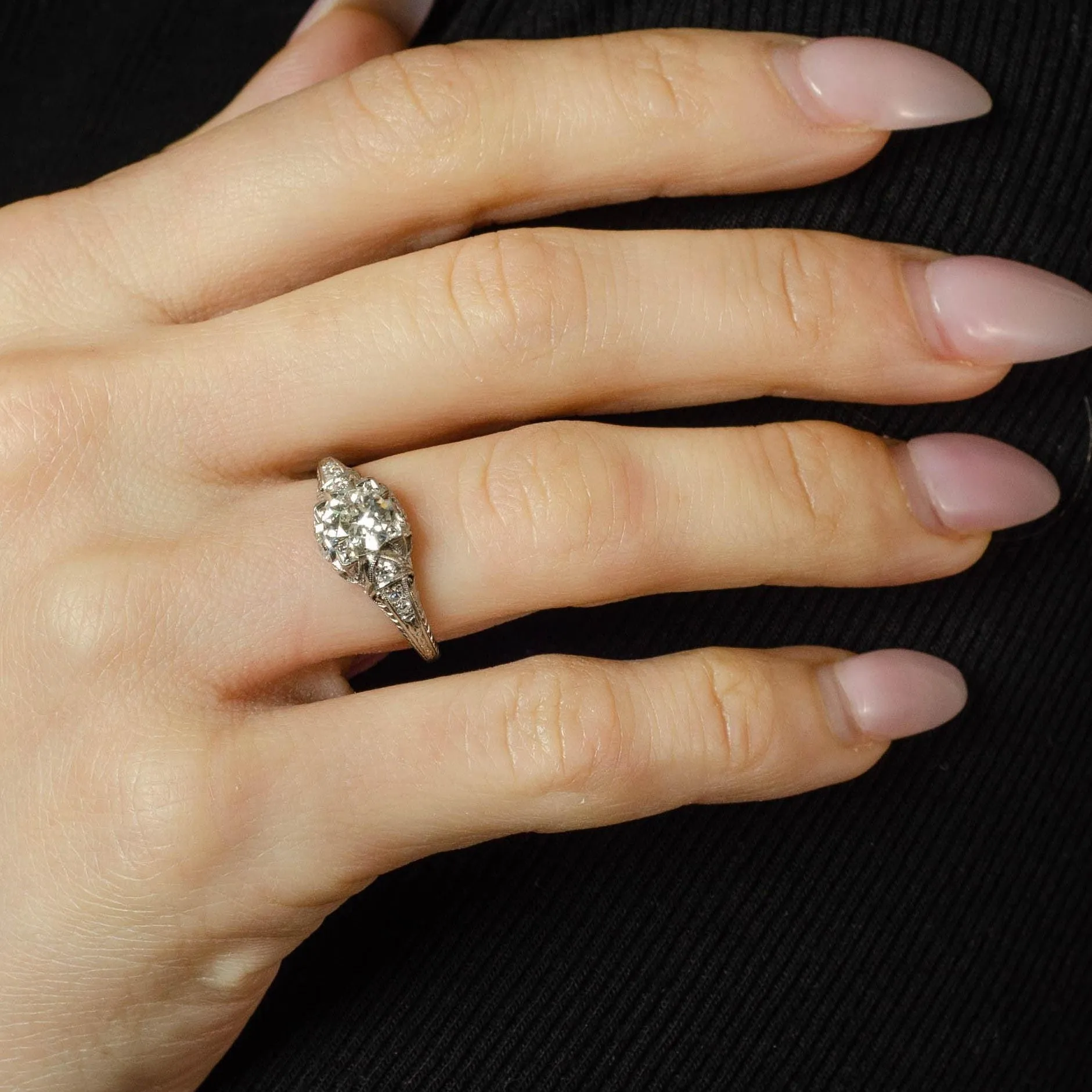 Antique Diamond Ring | Edwardian Diamond Ring