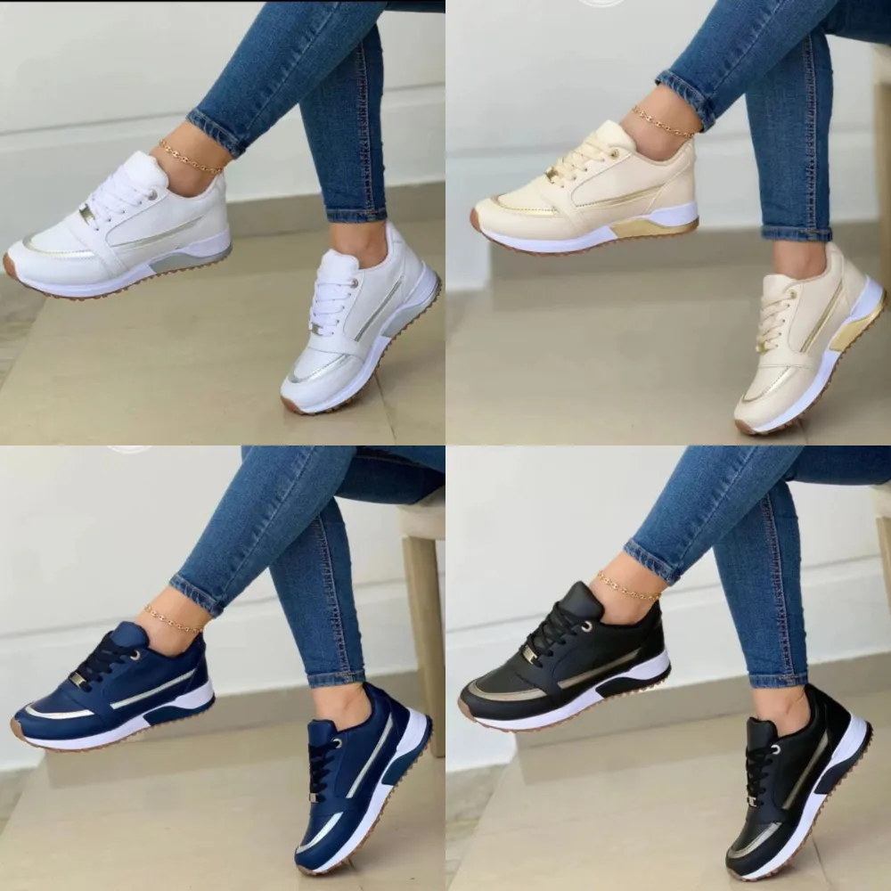 Aoife Chic Orthopedic Trainers | Stylish Comfort Sneakers for Active Days | Durable & Elegant
