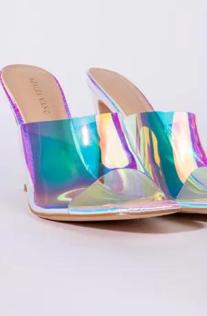 AZALEA WANG ON MY MIND STILETTO SANDAL IN MERMAID