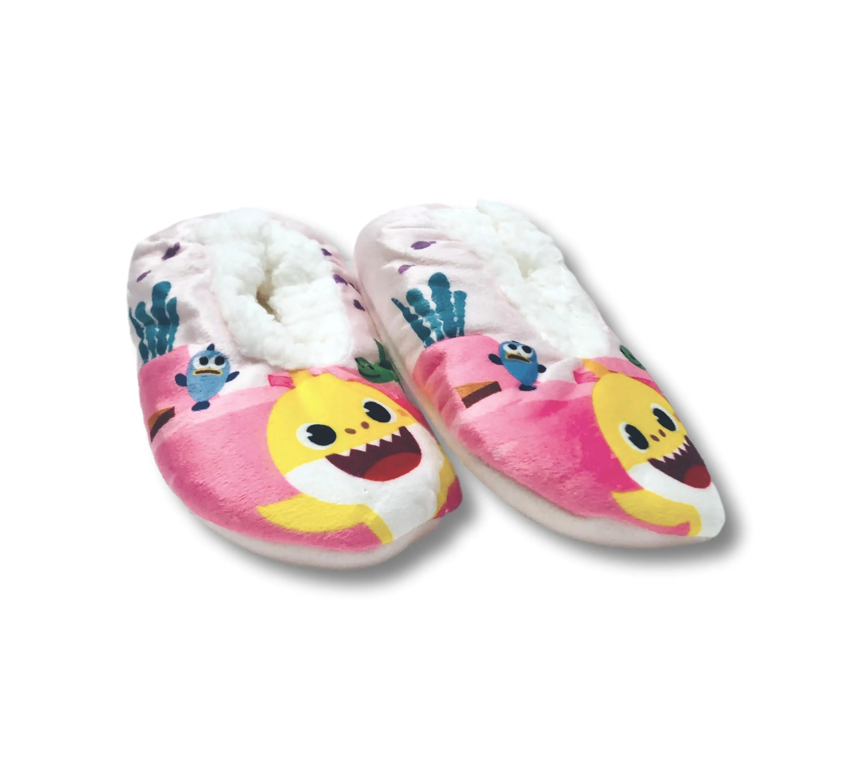 Baby Shark Toddler Girl Slippers Kids Fuzzy Slipper Socks