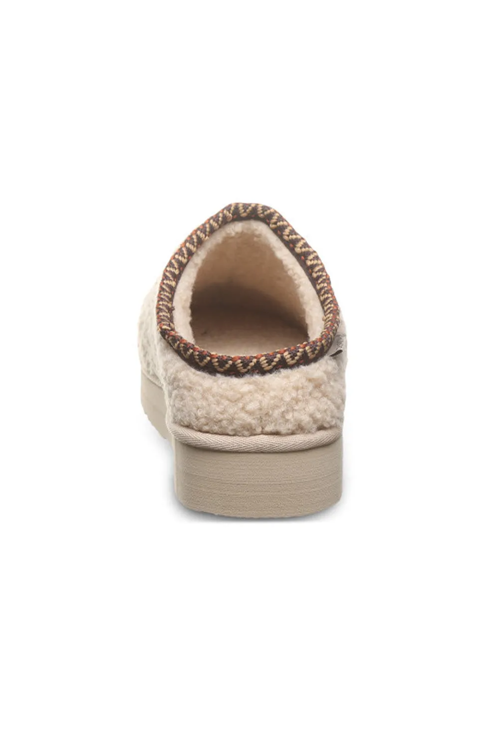 Bearpaw Snuggle Martis Platform Slipper Clogs for Women in Oat | 3190W-125 OAT