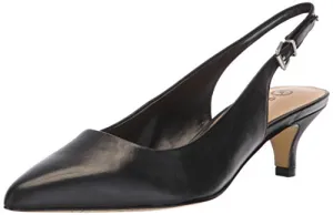 Bella Vita Women's Scarlett Pump, Black LEA, 9 W US