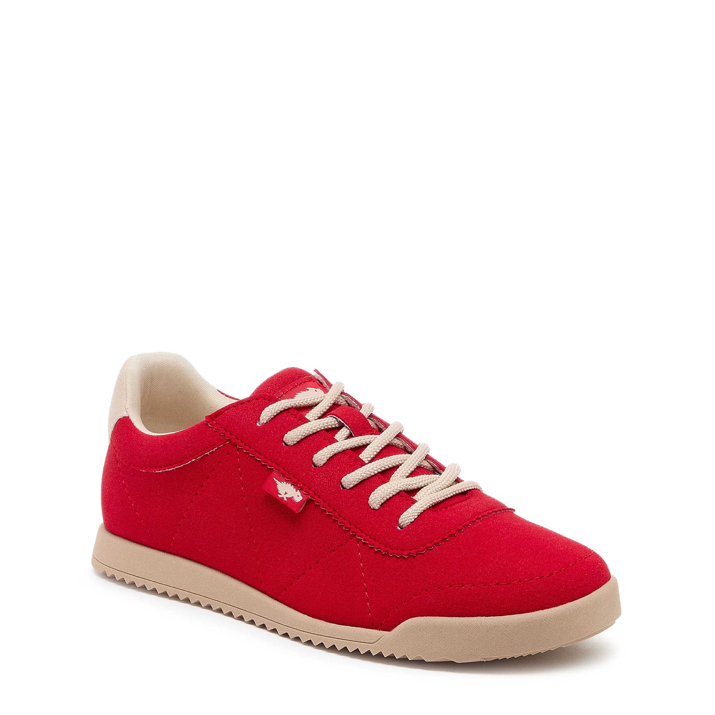 Bertie Red Mesh Low Profile Sneaker