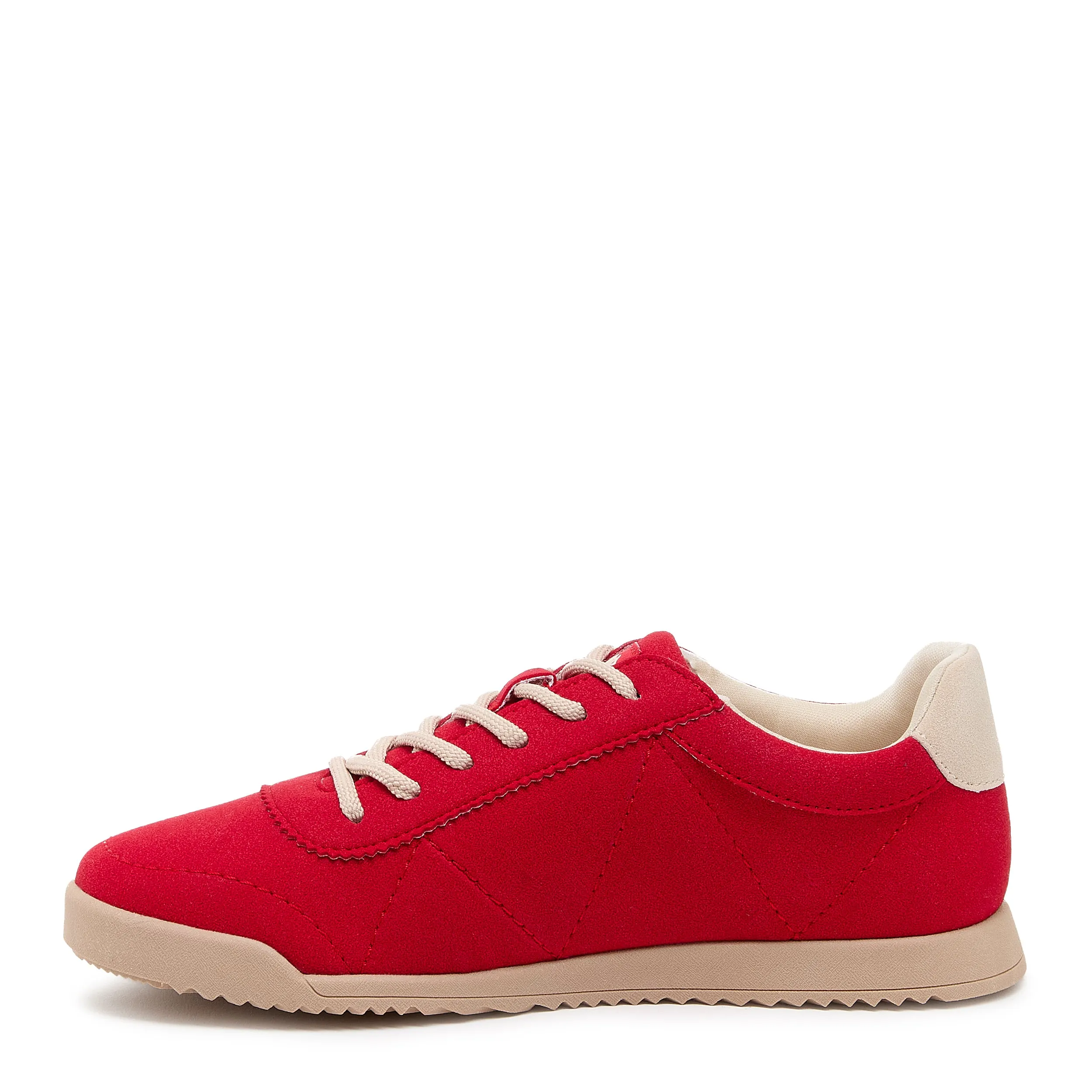 Bertie Red Mesh Low Profile Sneaker
