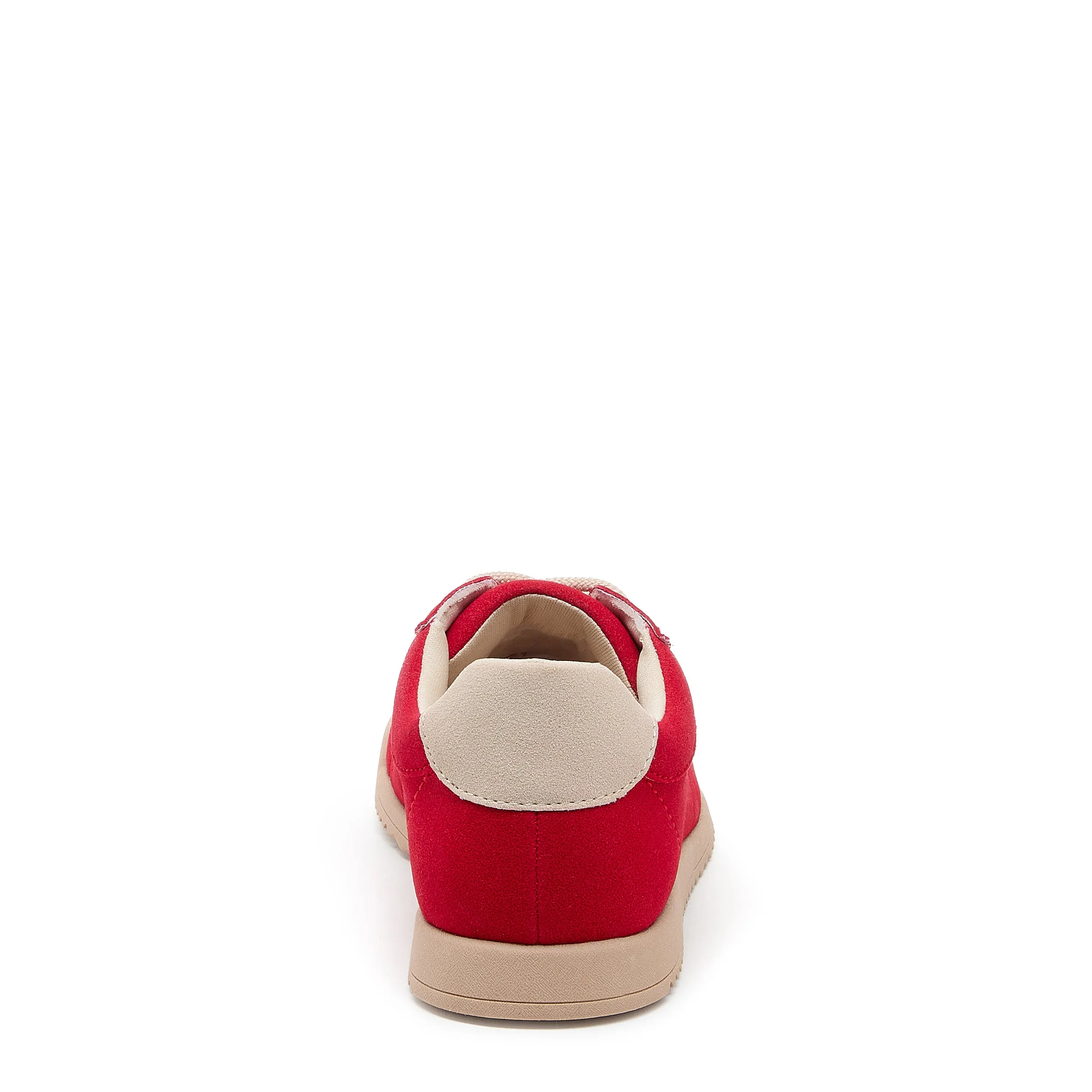 Bertie Red Mesh Low Profile Sneaker