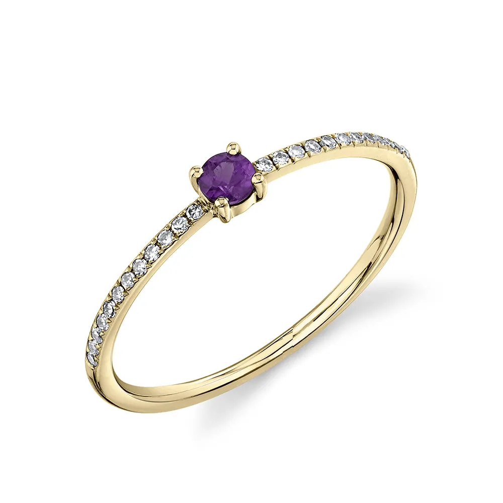 Birthstone Stacking Ring