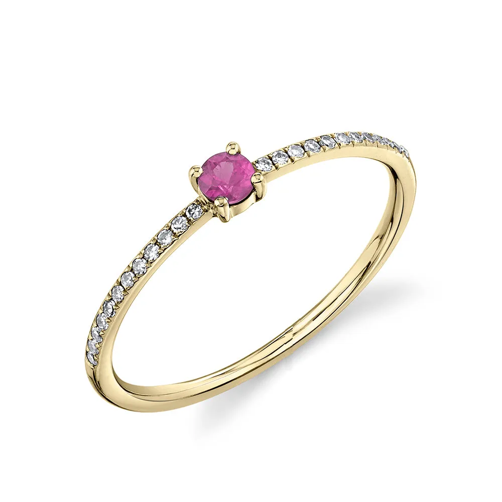 Birthstone Stacking Ring