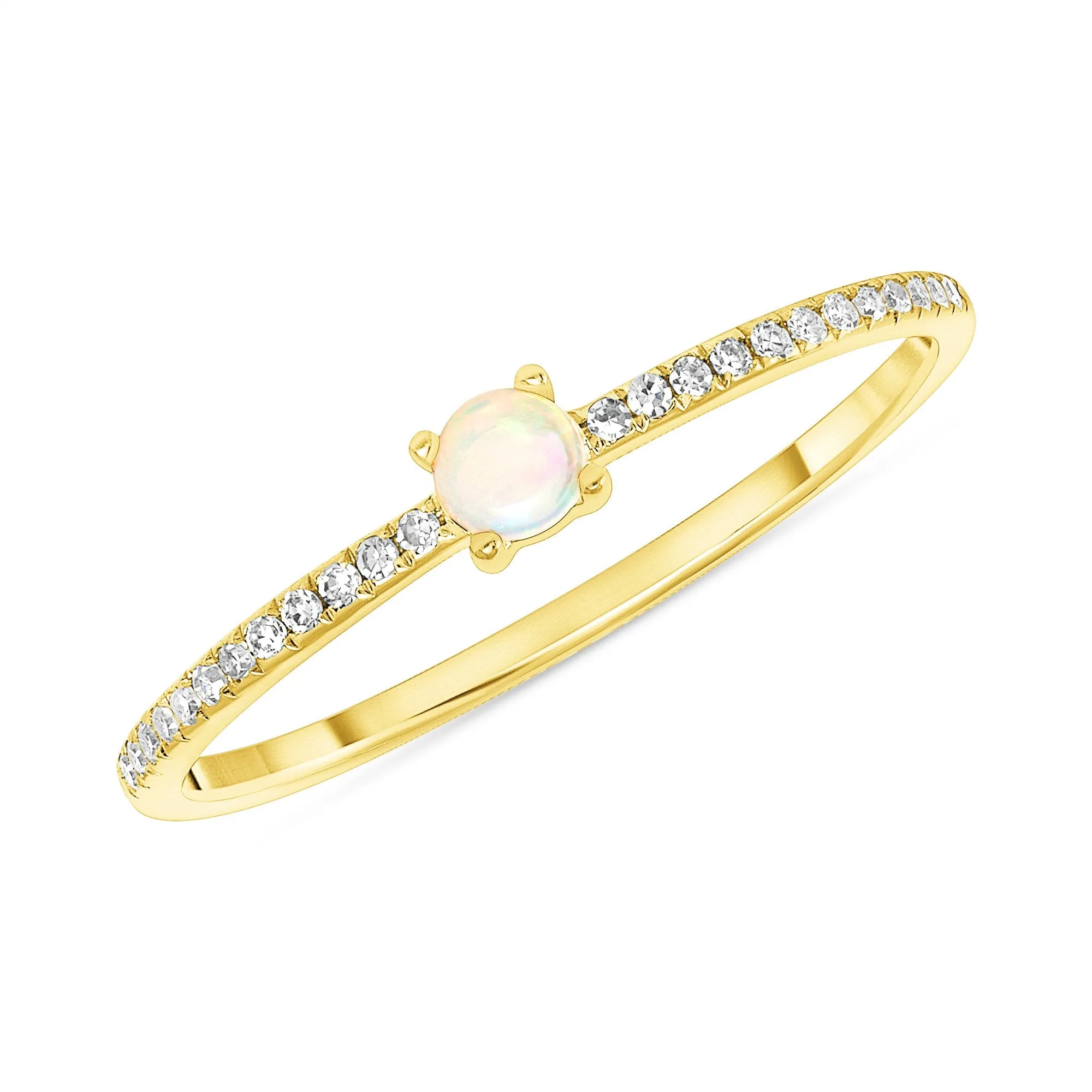 Birthstone Stacking Ring