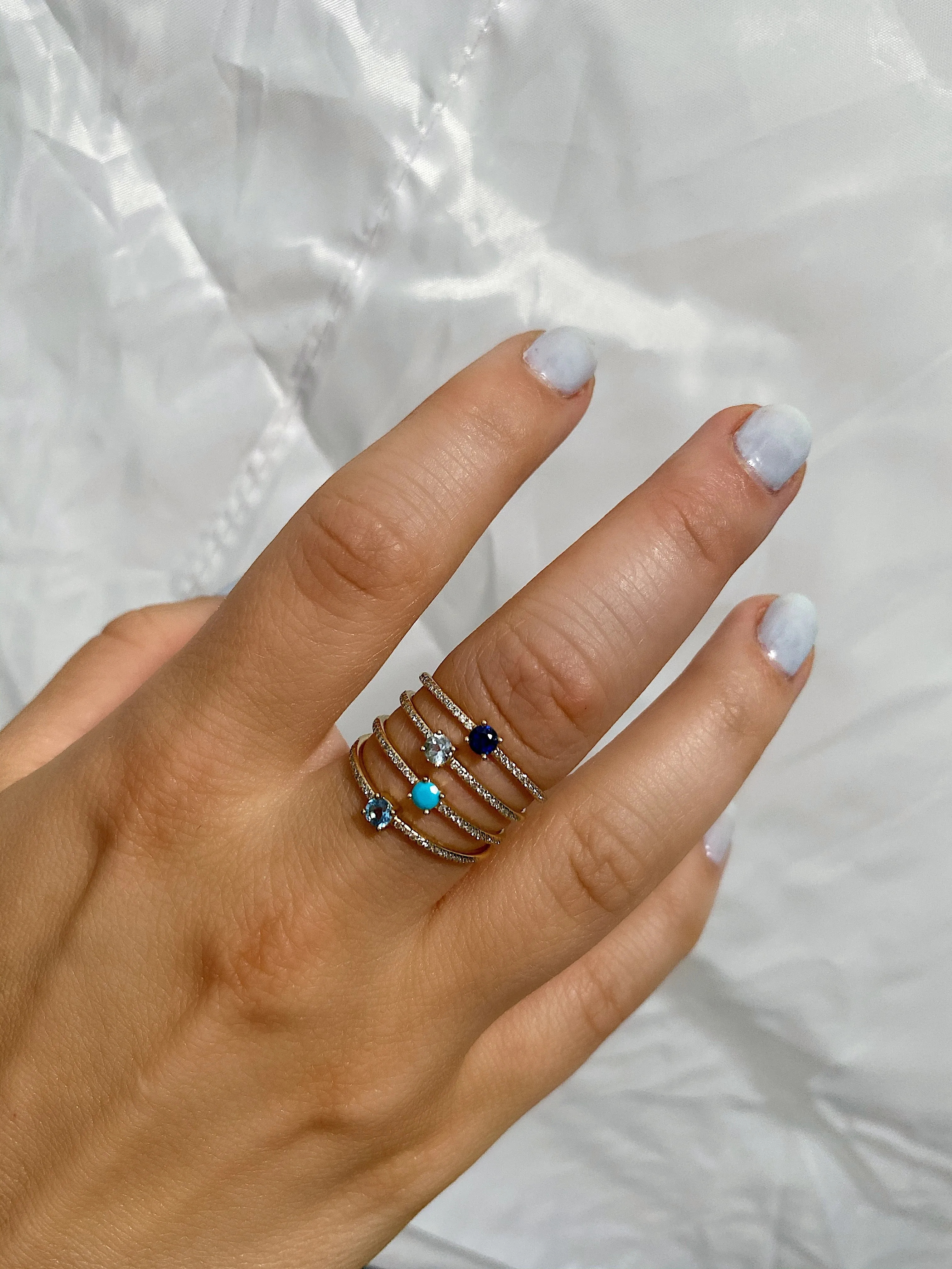 Birthstone Stacking Ring