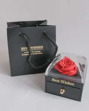 Black and Red Set Jewelry Box (Only Box)