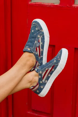 Blowfish Ayla-B Sneakers- Navy Denim