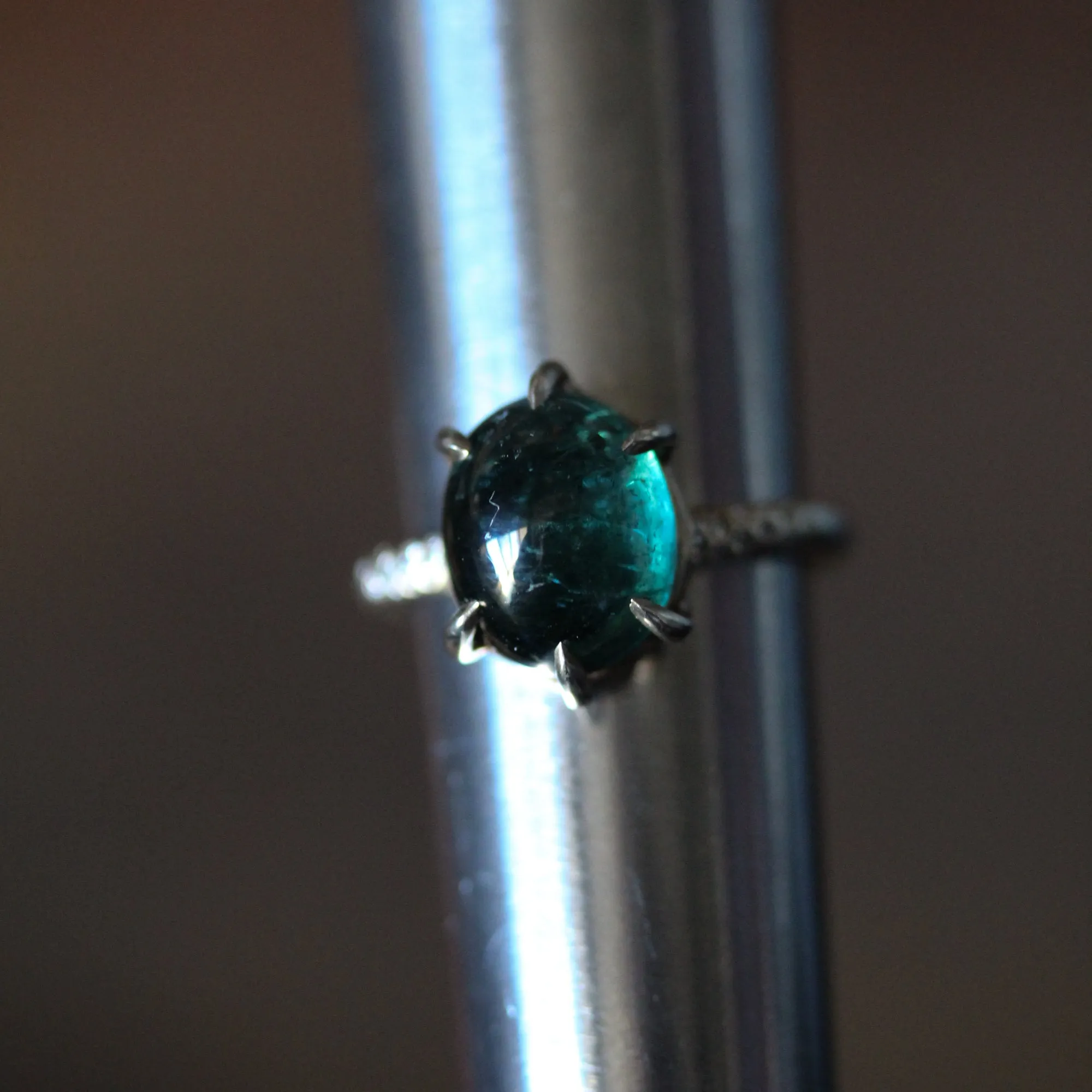 Boudica With Green Blue Tourmaline RIng