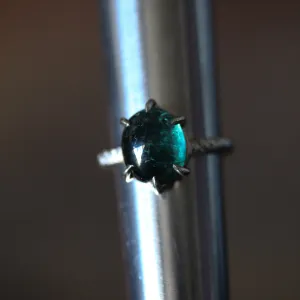 Boudica With Green Blue Tourmaline RIng