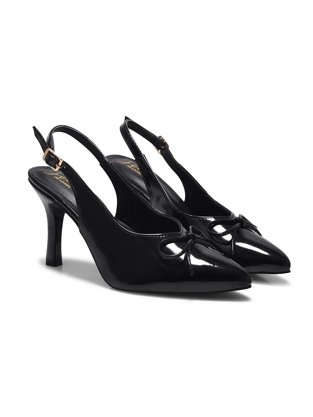 Bow Slingback Stiletto Heels