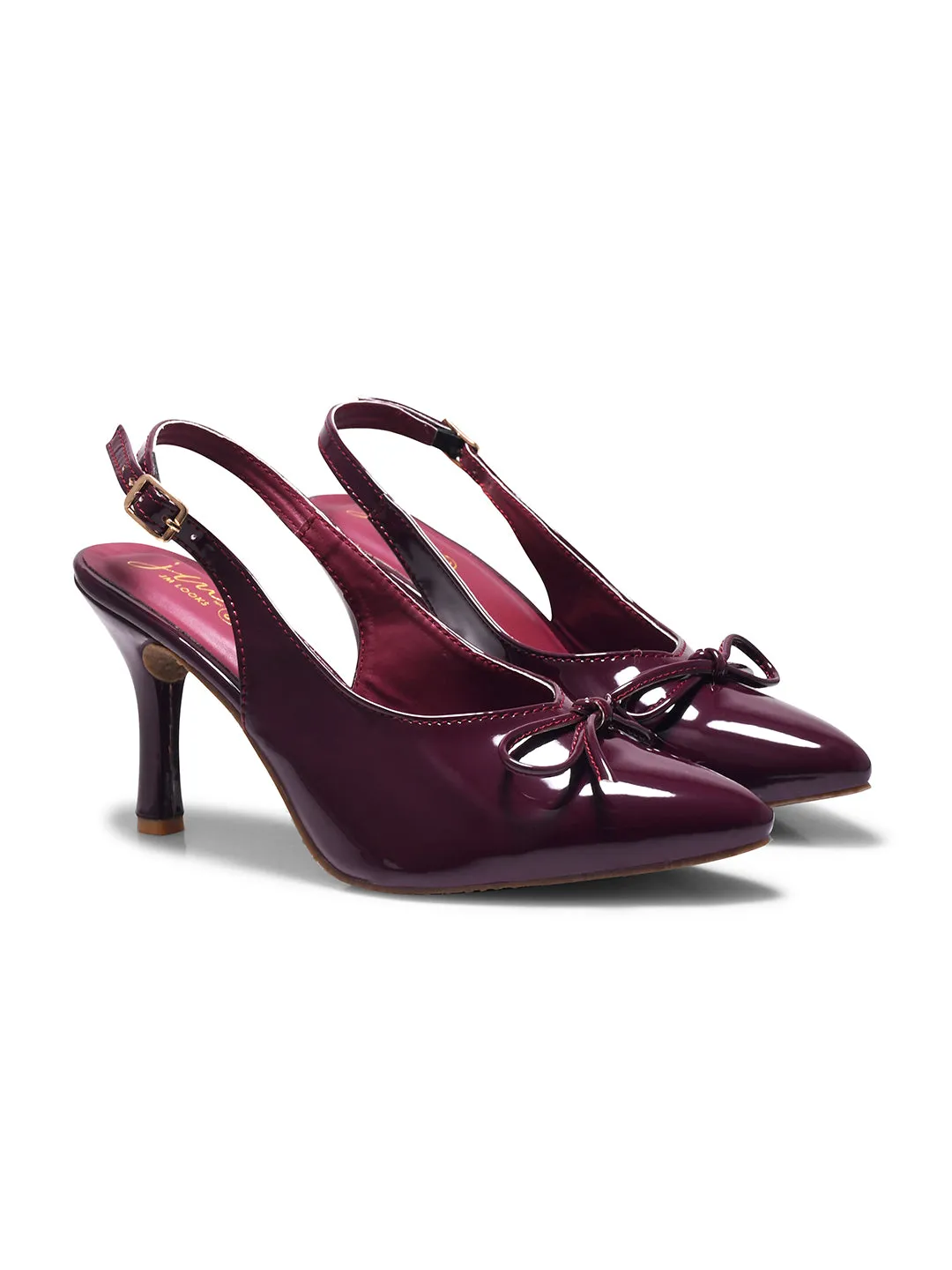 Bow Slingback Stiletto Heels