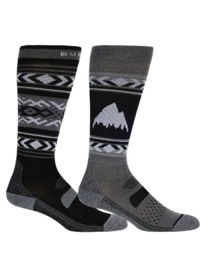 BURTON Performance Lightweight socks 2-Pack - Womens - True Black