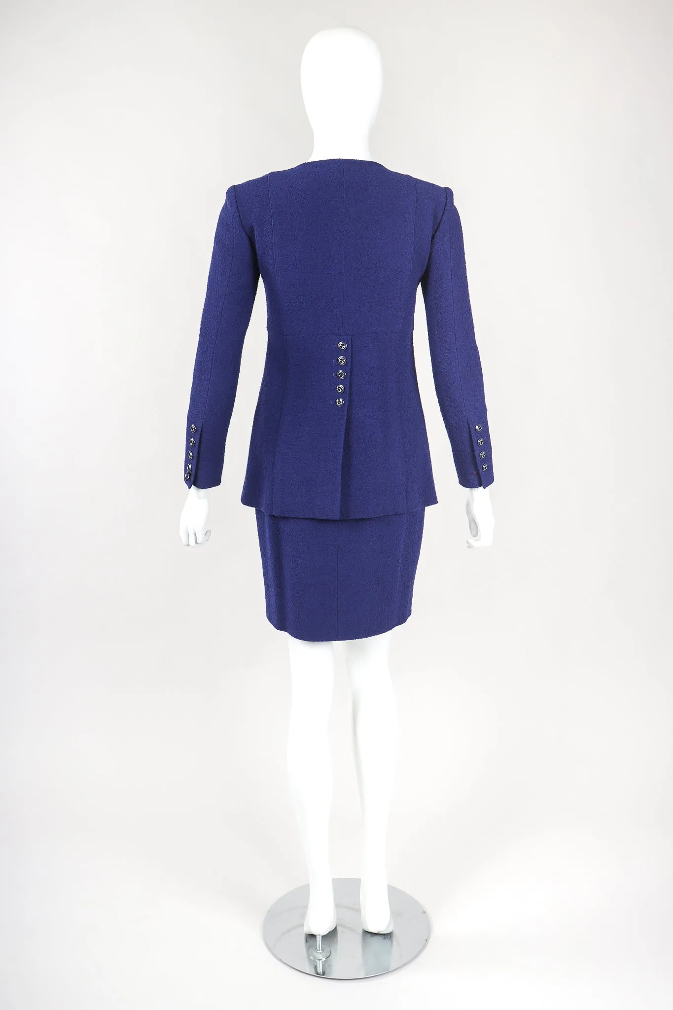 Bustier Bouclé Jacket & Skirt Suit