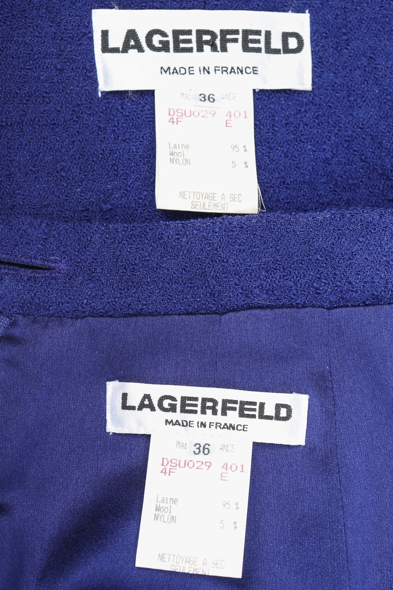 Bustier Bouclé Jacket & Skirt Suit