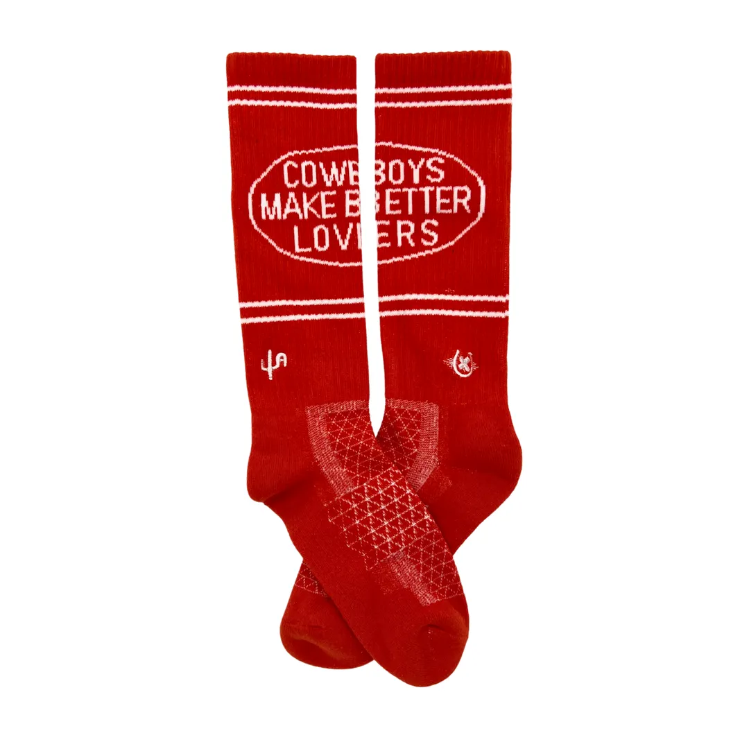 Cactus Alley-Cowboys Lover Red Performance Socks