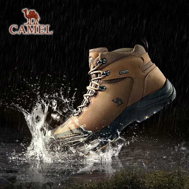 CAMEL Hommes Femmes High Top Chaussures de Randonnée 2019 Durable Imperméable Antidérapant En Plein Air Escalade Trekking Chaussures Militaire Tactique Bottes